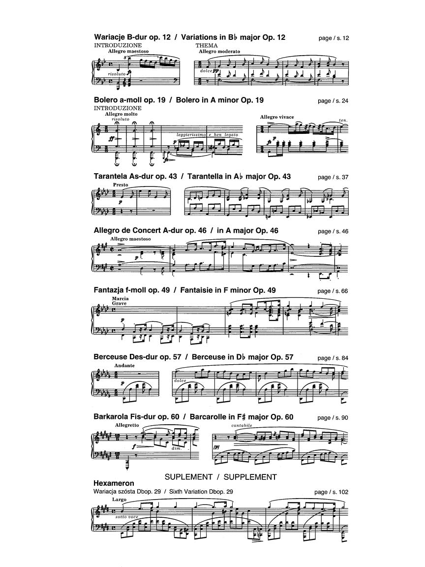 Chopin: Various Works for Piano - Series A