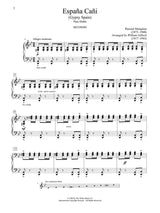 Marquina: España Cañi (arr. for piano 4 hands)