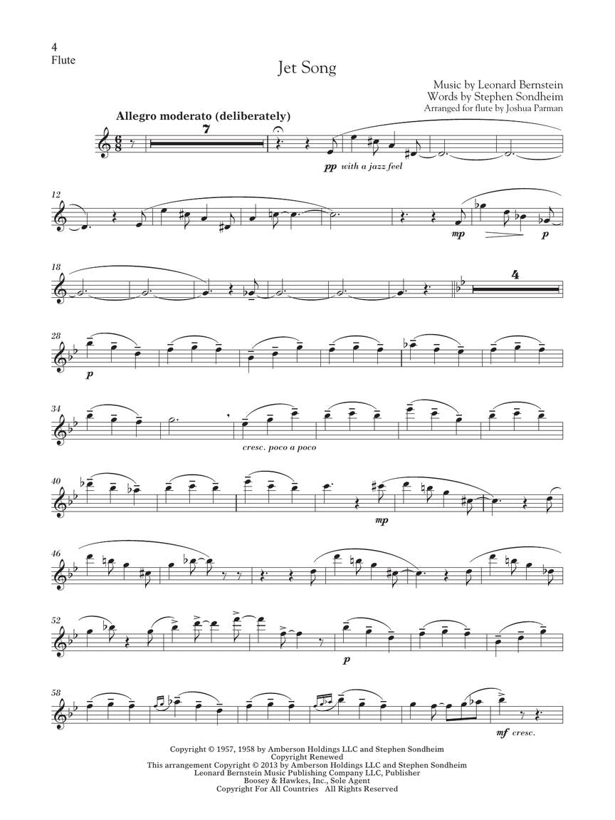 Bernstein: West Side Story Instrumental Solos: Flute