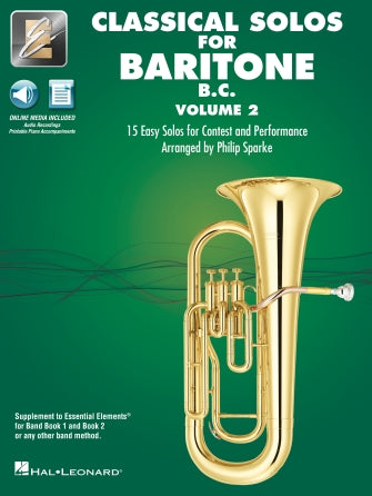 Classical Solos for Baritone (B.C.) – Volume 2