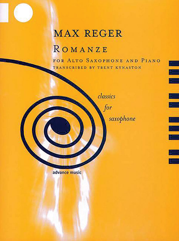 Reger: Romance (arr. for alto sax & piano)