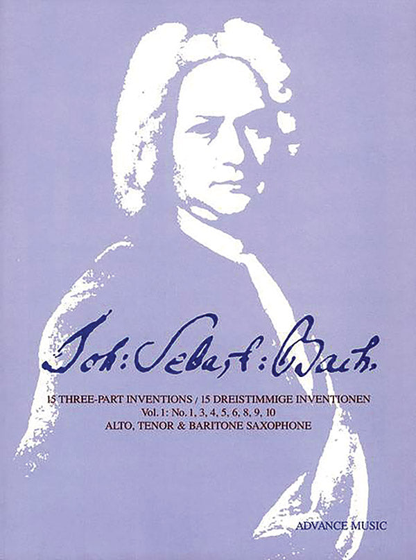 Bach: 15 Three-Part Inventions (arr. for sax trio)