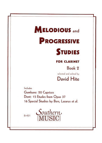 Melodious and Progressive Studies for Clarinet - Book 2