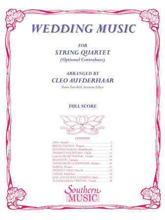 Wedding Music for String Quartet