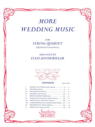 More Wedding Music for String Quartet