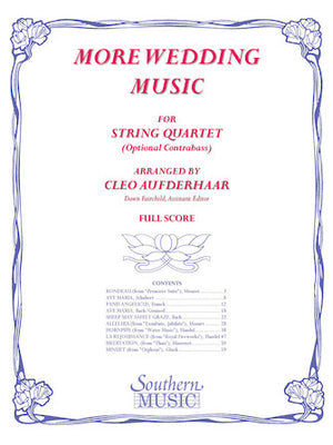 More Wedding Music for String Quartet