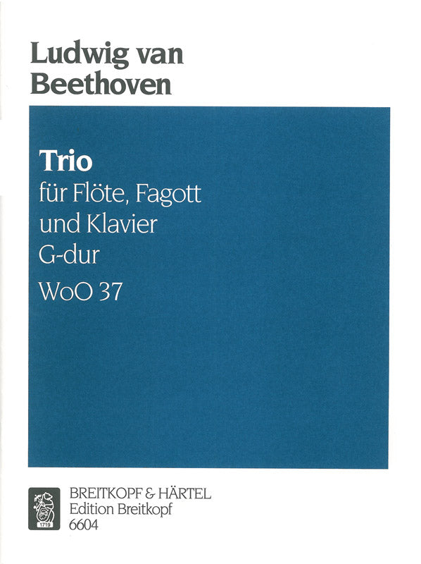 Beethoven: Trio for Piano, Flute and Bassoon in G Major, WoO 37