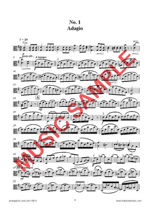 de Bériot: 6 Spanish Airs, Op. 113 (arr. for viola & cello)