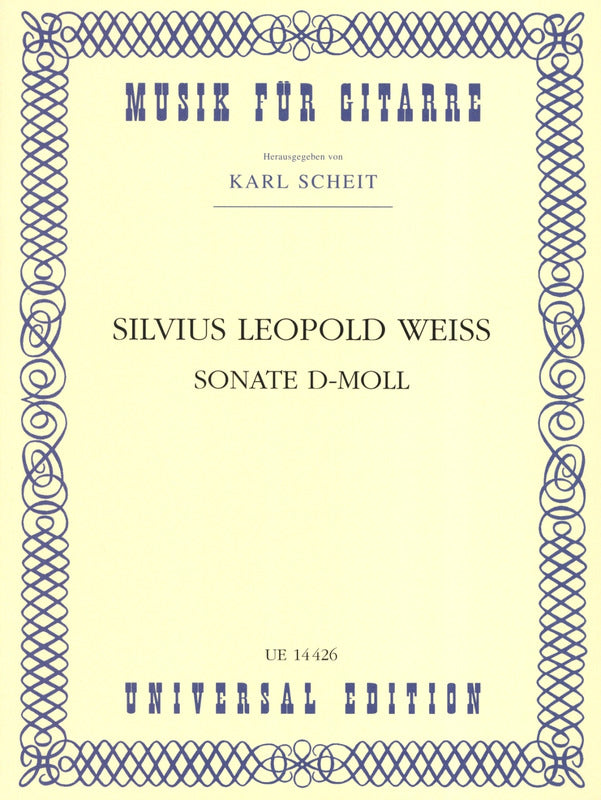Weiss: Guitar Sonata in D Minor