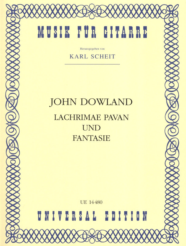 Dowland: Lachrimae Pavan and Fantasy (for guitar)