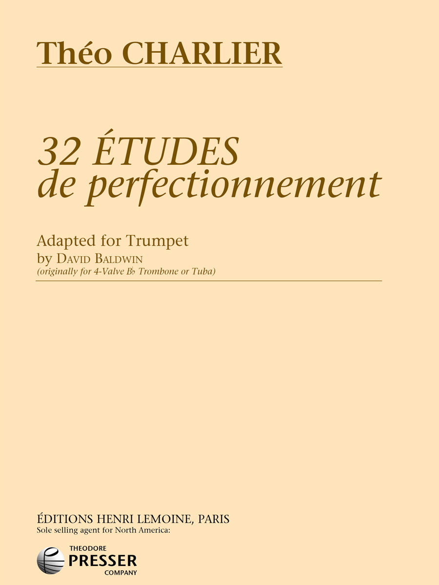 Charlier: 32 Études de perfectionnement (arr. for trumpet)
