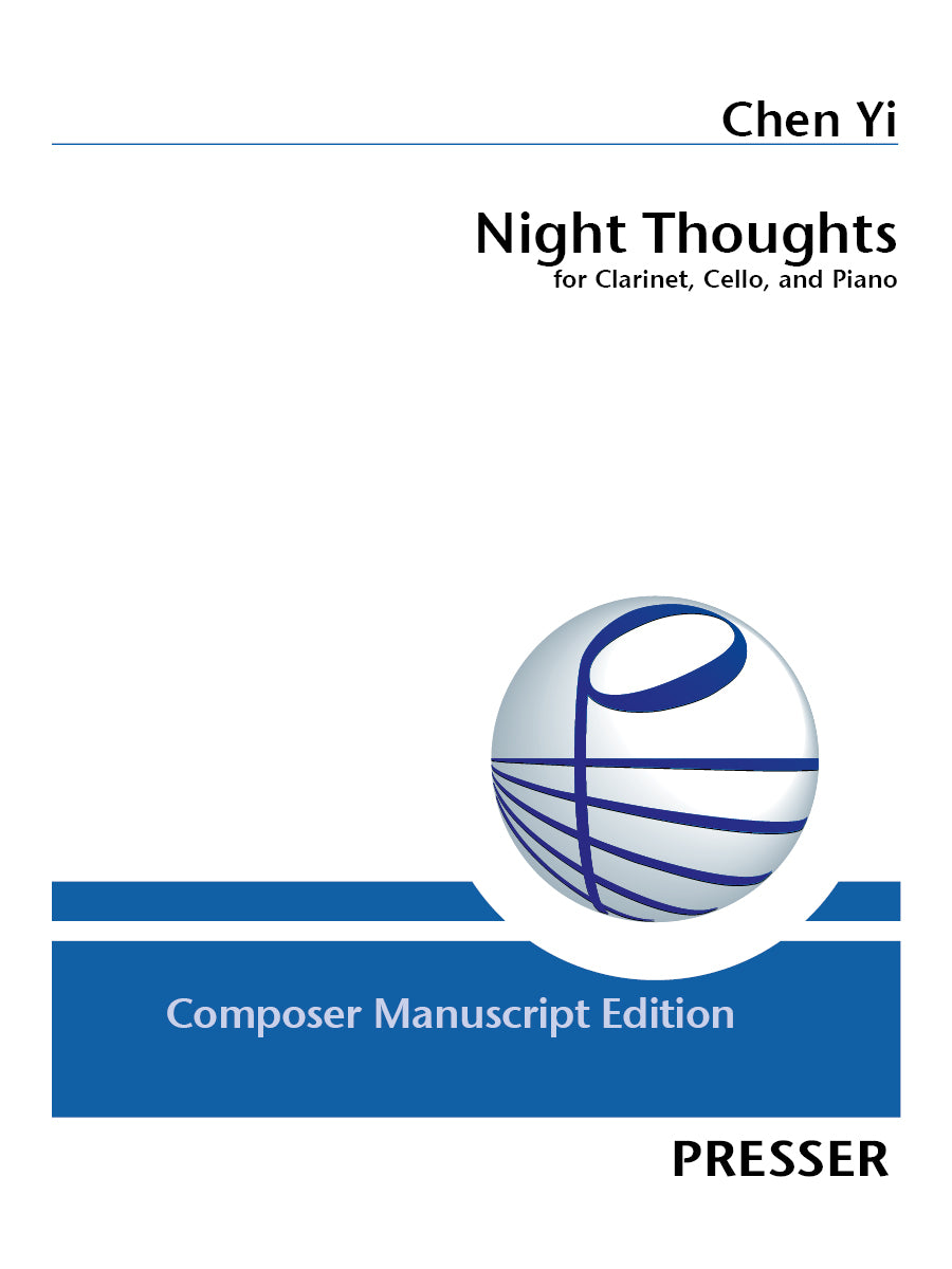 Yi: Night Thoughts - Version for Clarinet, Cello & Piano