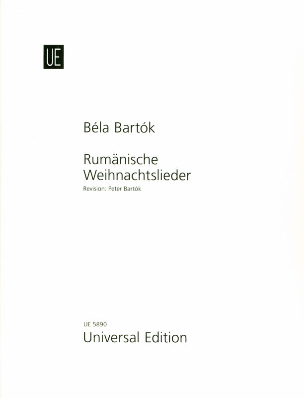 Bartók: Romanian Christmas Carols