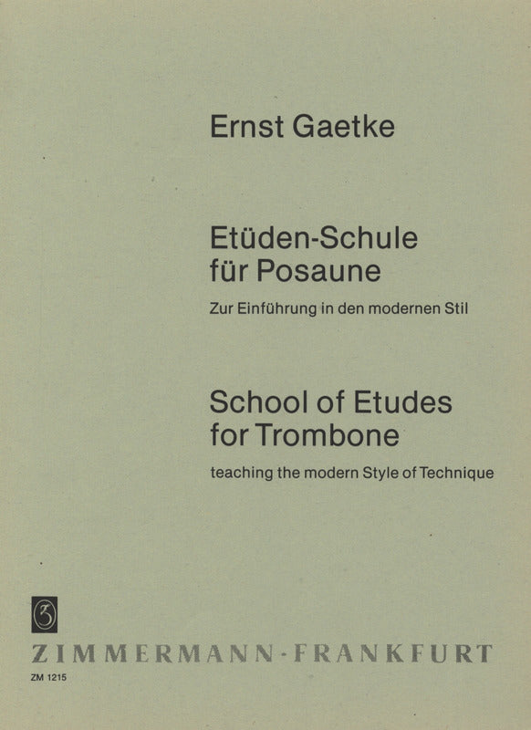 Gaetke: School of Etudes