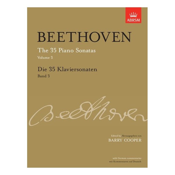 Beethoven: Complete Piano Sonatas - Volume 3 (German Text Only)