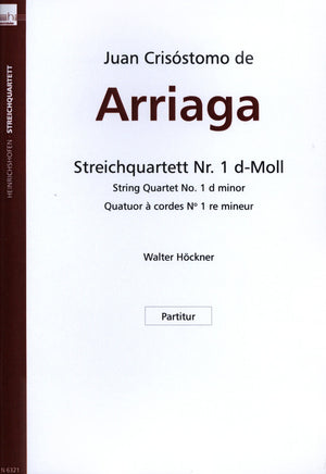 Arriaga: String Quartet No. 1 in D Minor