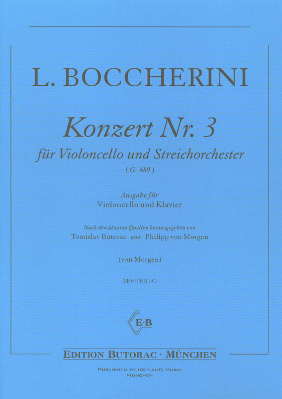 Boccherini: Cello Concerto No. 7 in G Major, G. 480