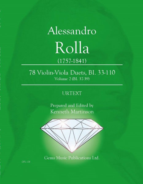 Rolla: Violin-Viola Duets - Volume 2 (BI. 37-39)