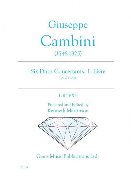 Cambini: 6 Duos Concertants - Book 1