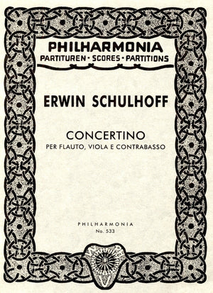 Schulhoff: Concertino for Flute, Viola and Double Bass