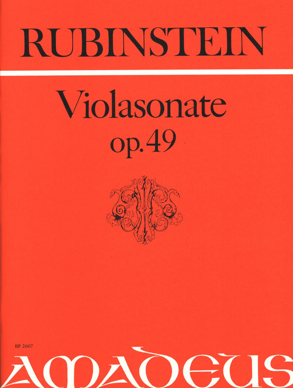 Rubinstein: Viola Sonata in F Minor, Op. 49