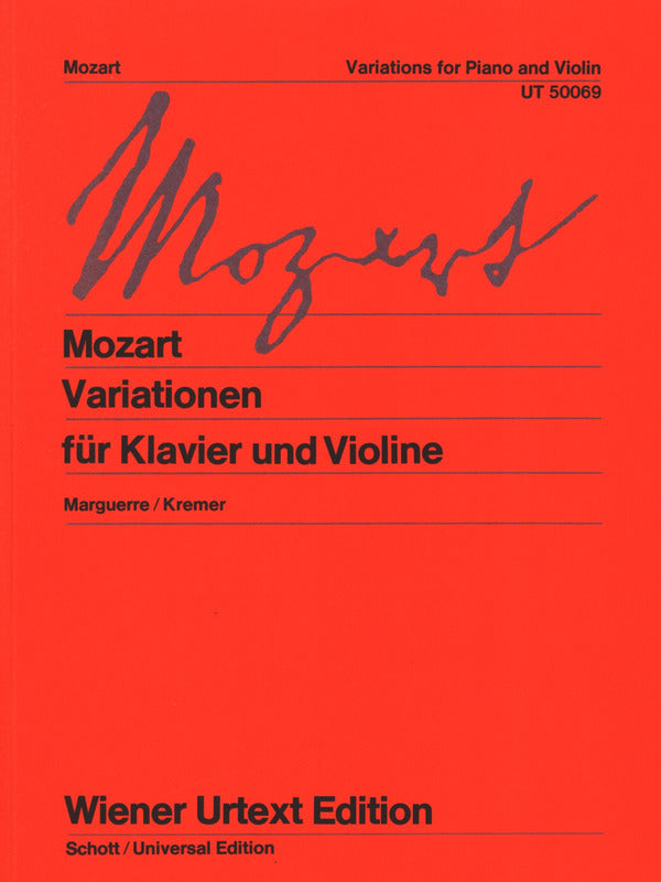 Mozart: Variations for Piano and Violin