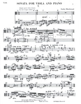 Blackwood: Viola Sonata