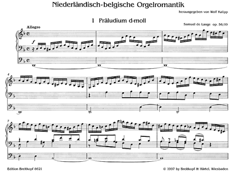 Romantic Organ Music from the Netherlands & Belgium