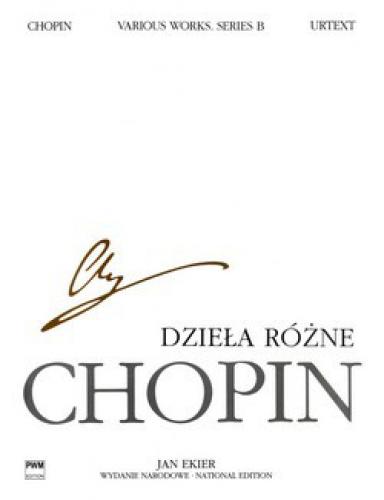 Chopin: Various Works for Piano (Published Posthumously)