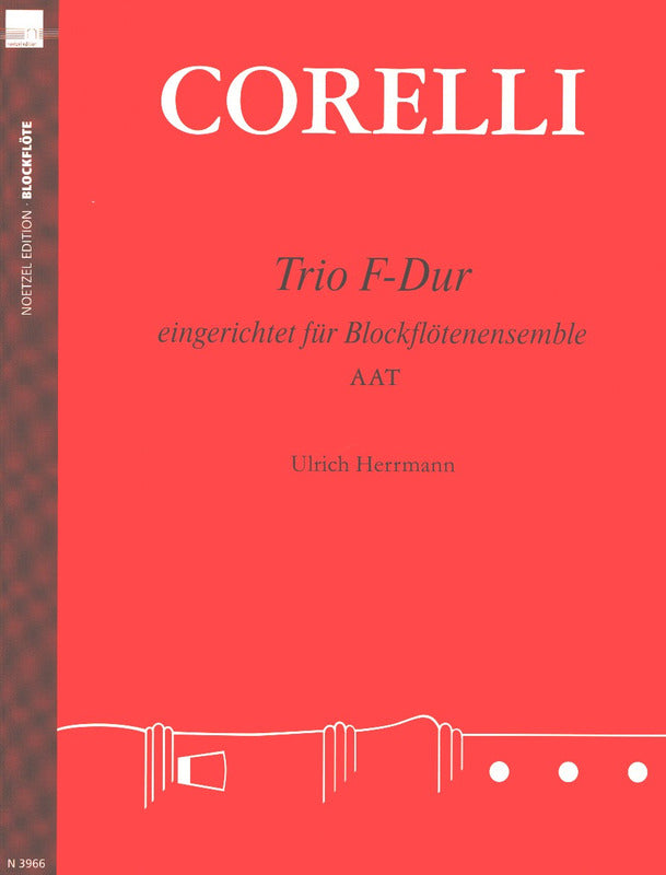 Corelli: Trio in F Major (arr. for recorder trio)