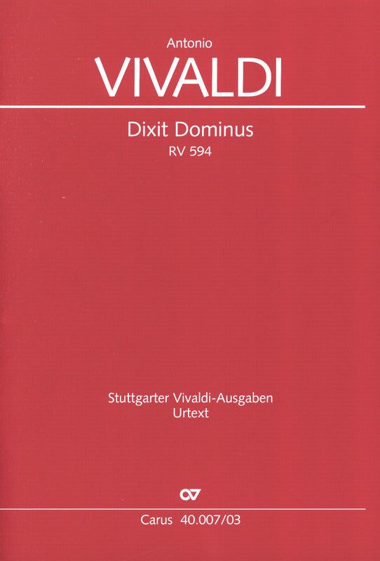 Vivaldi: Dixit Dominus, RV 594