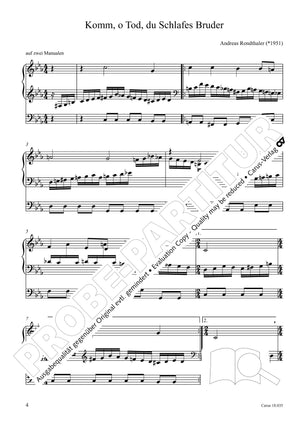Rondthaler: 5 Chorale Arrangements for Organ