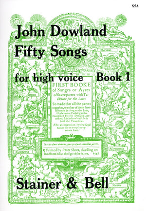 Dowland: 50 Songs - Book 1 (Nos. 1-25)