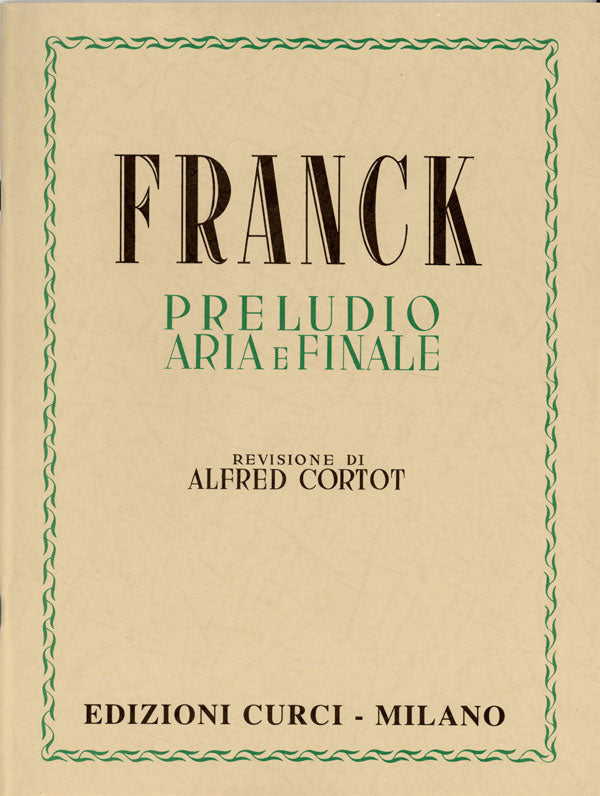 Franck: Prélude, Aria et Final, Op. 23