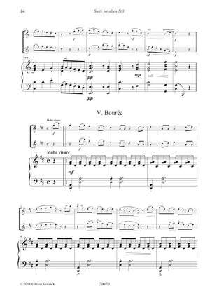 Kronke: Suite in the Olden Style, Op. 164