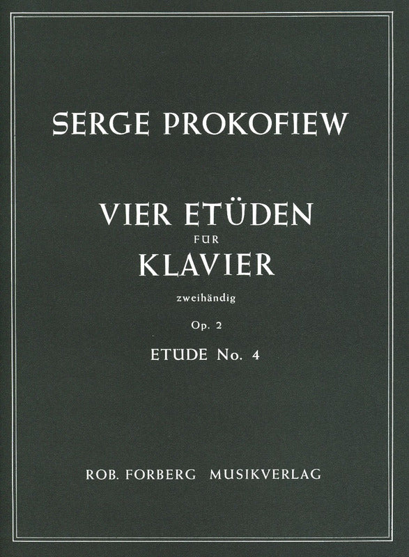 Prokofiev: Etude in C Minor, Op. 2, No. 4