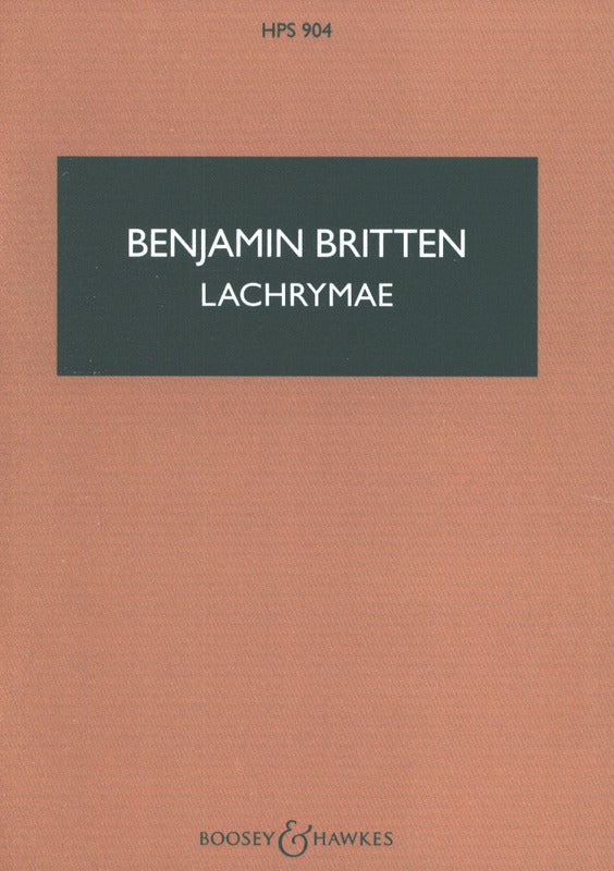 Britten: Lachrymae, Op. 48a (Version for Viola and Strings)