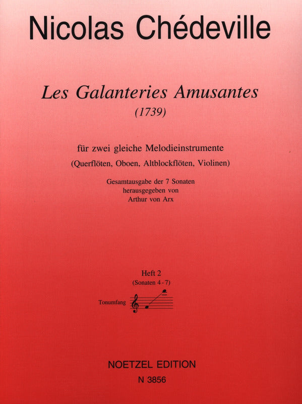 Chédeville: Les Galanteries Amusantes, Op. 8 - Volume 2 (Nos. 4-7)