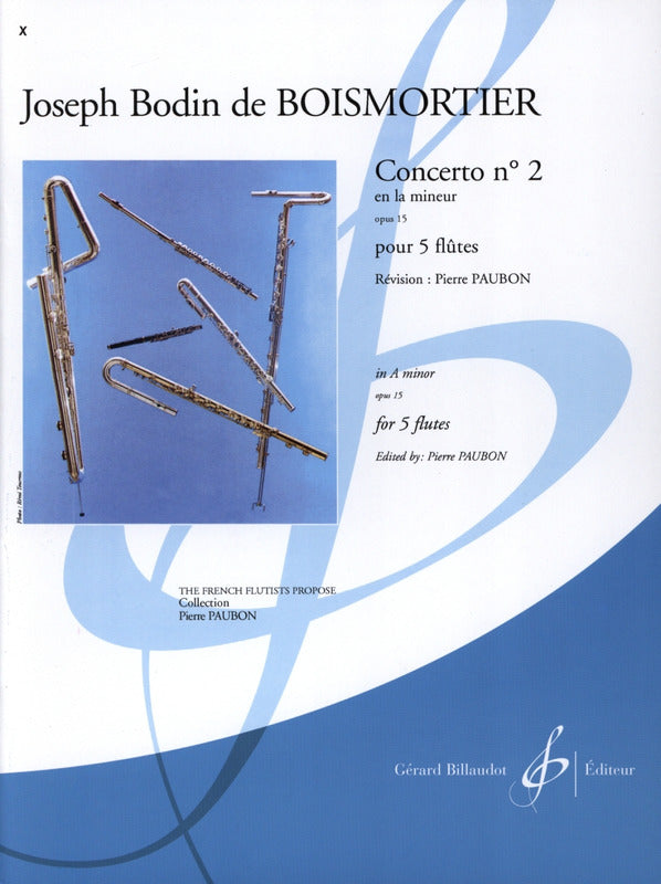 Boismortier: Concerto for Flute Quintet in A Major, Op. 15, No. 2