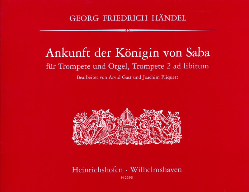 Handel: Arrival of the Queen of Sheba (arr. for trumpet & organ)