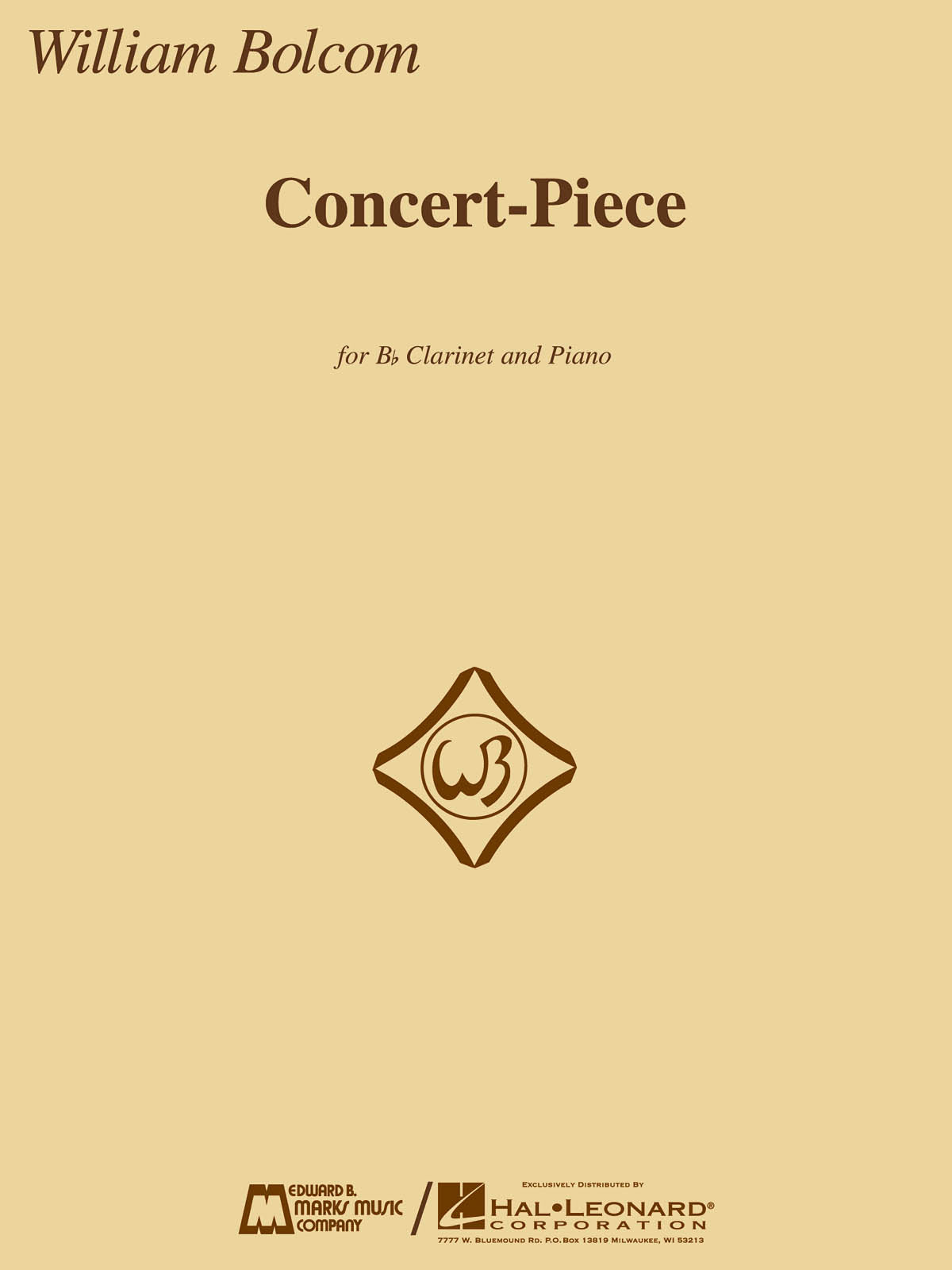 Bolcom: Concert-Piece