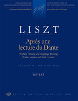 Liszt: Après une lecture de Dante (Earlier & Final Version)