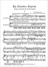 Brahms: Ein deutsches Requiem, Op. 45 (arr. for two pianos)