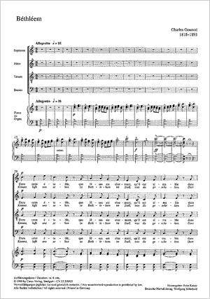 Gounod: Béthléem