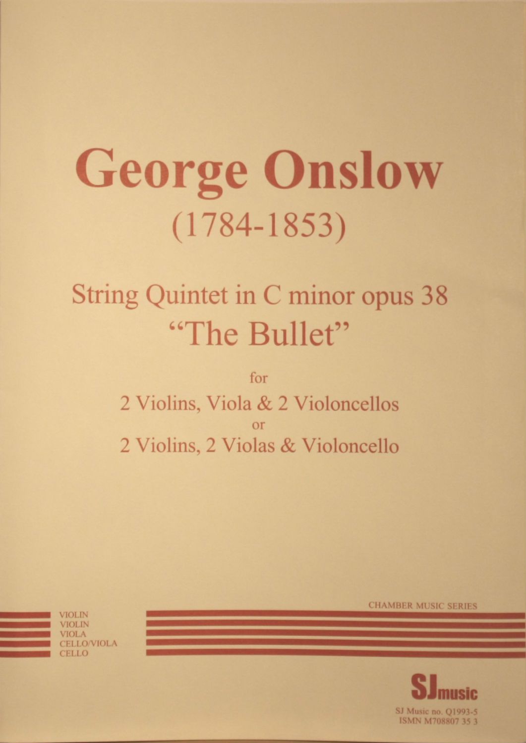 Onslow: String Quintet in C Minor, Op. 38