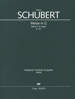 Schubert: Mass in G Major, D 167