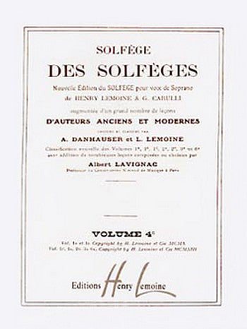 Solfège des Solfèges - Volume 4C