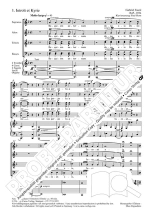 Fauré: Requiem, Op. 48 (Version of 1900)