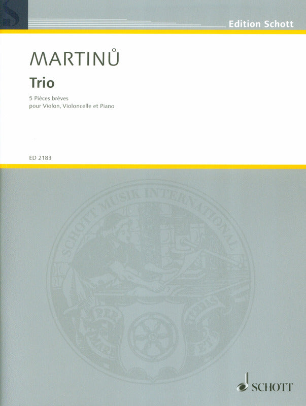 Martinů: Piano Trio No. 1, H 193