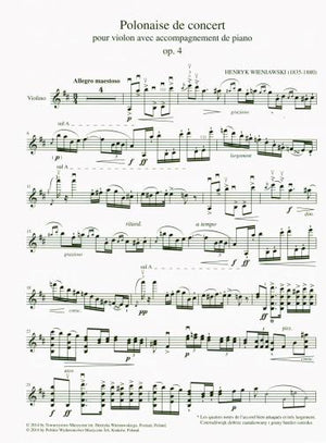 Wieniawski: Polonaise de concert No. 1, Op. 4
